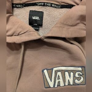 Vans Tan Brown Pullover Hoodie Large